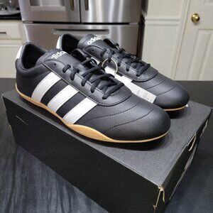 Adidas Grand Court Lo Women's Size 9.5 Core Black Cloud White Gum Shoes JQ9684